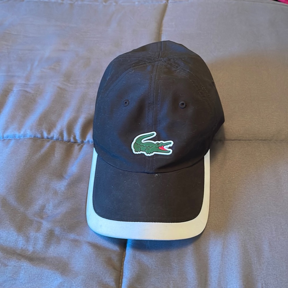 Used unisex LACOSTE SPORT black hat
